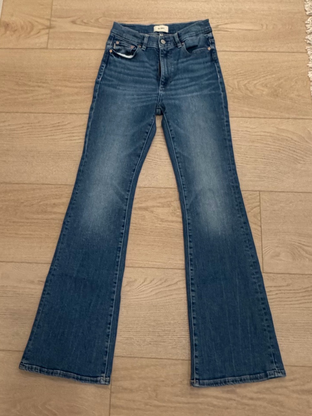 DL1961 Bridget Medium Blue Flare Jeans